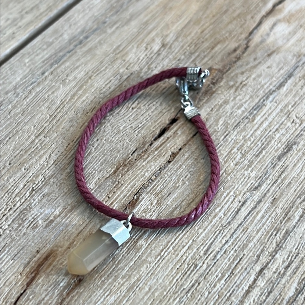 Pura Vida Bracelet Bundle Pink Purple Crystal Bead Braided Woven Rare Healing - Picture 7 of 8